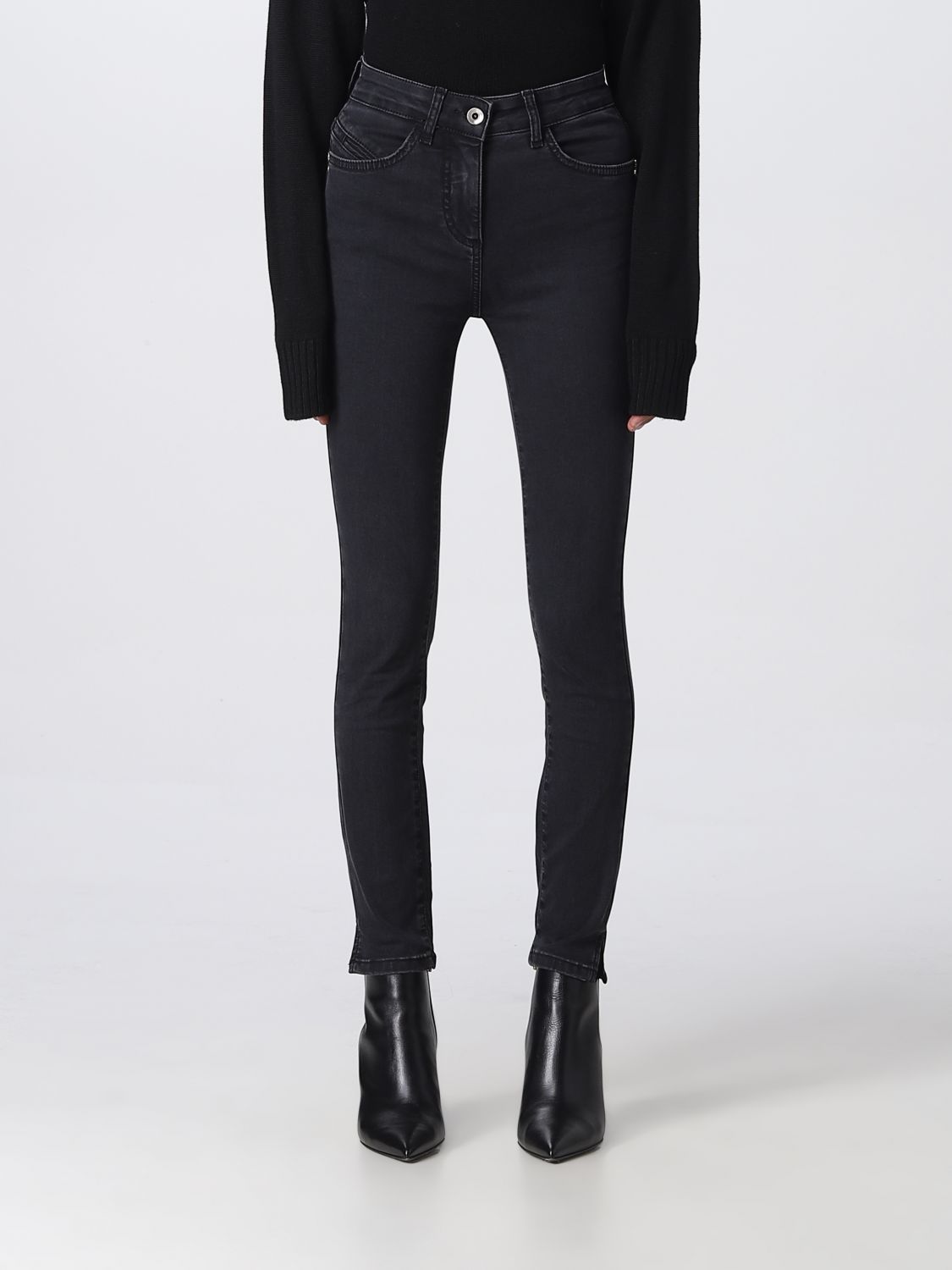 PATRIZIA PEPE: jeans for woman - Black | Patrizia Pepe jeans ...