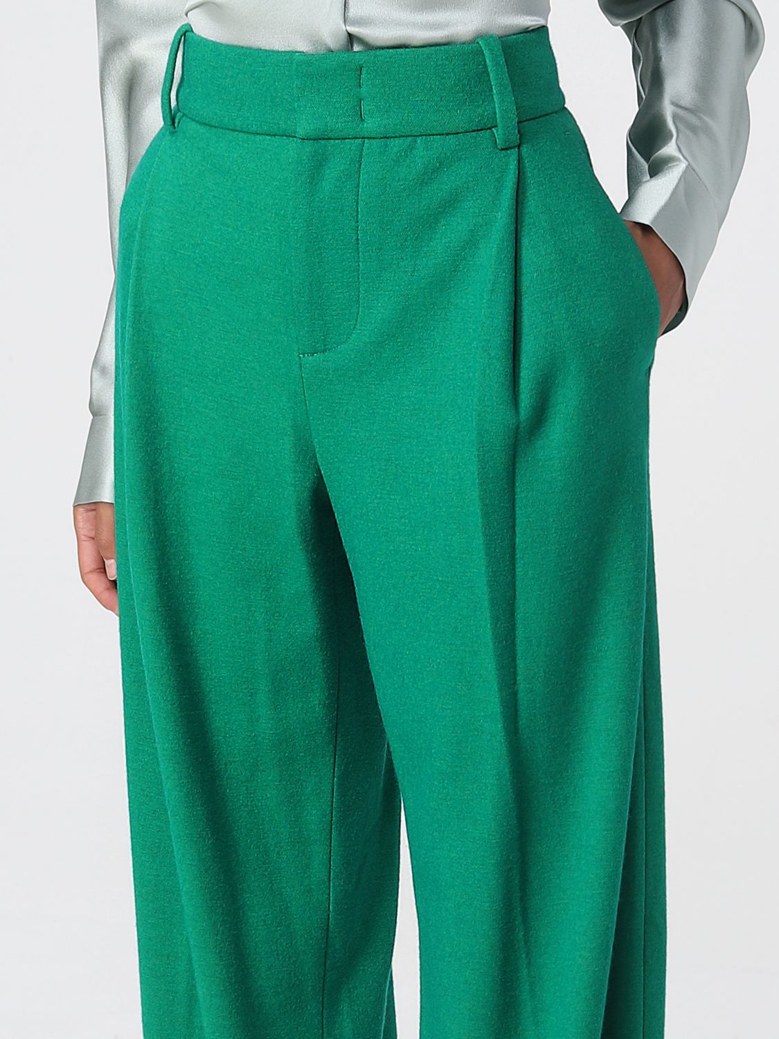 VINCE: pants for woman - Green | Vince pants V903622197 online on ...