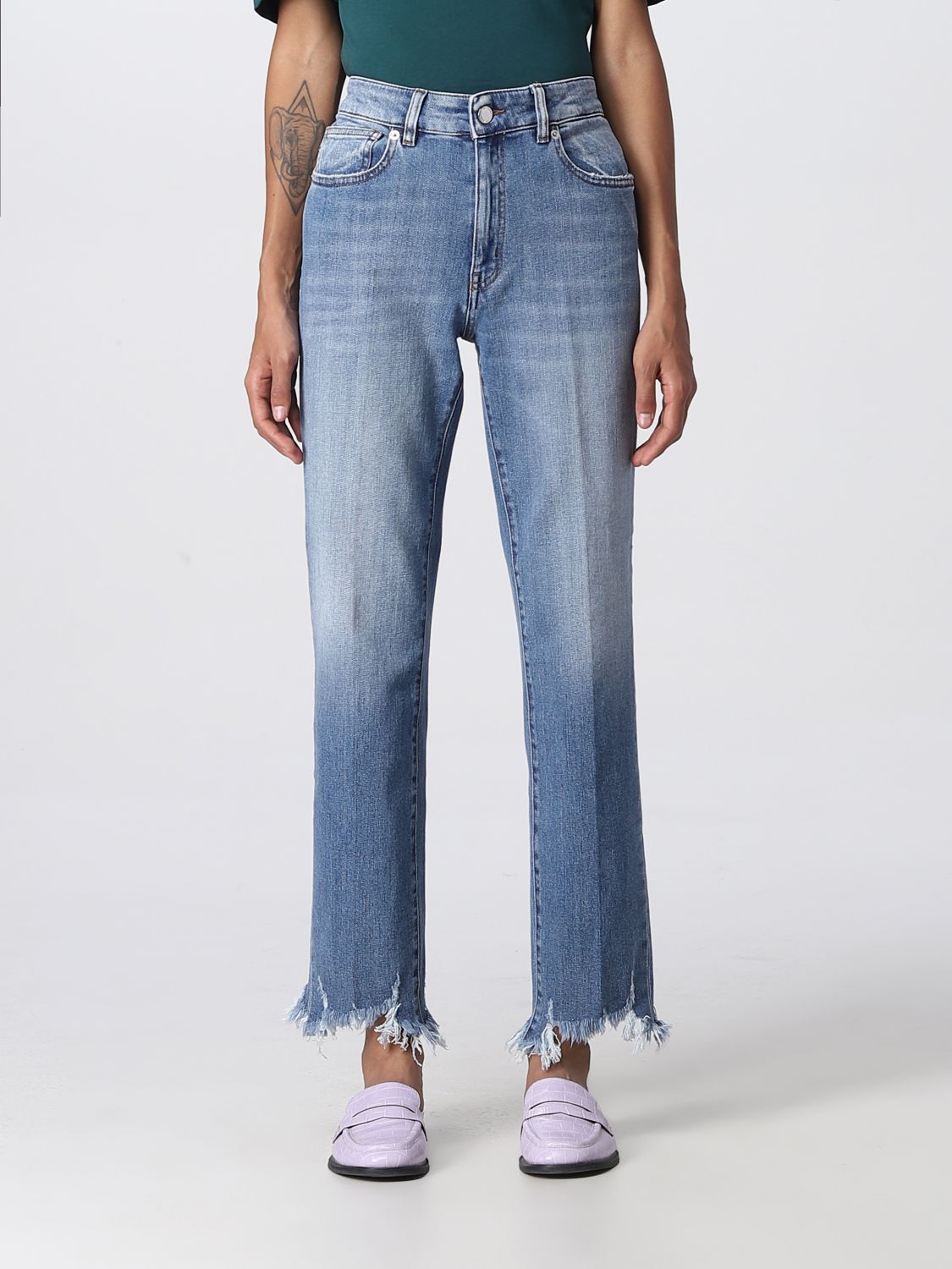 Love Moschino Outlet: jeans for woman - Denim | Love Moschino jeans WQ45481S3844 online GIGLIO.COM