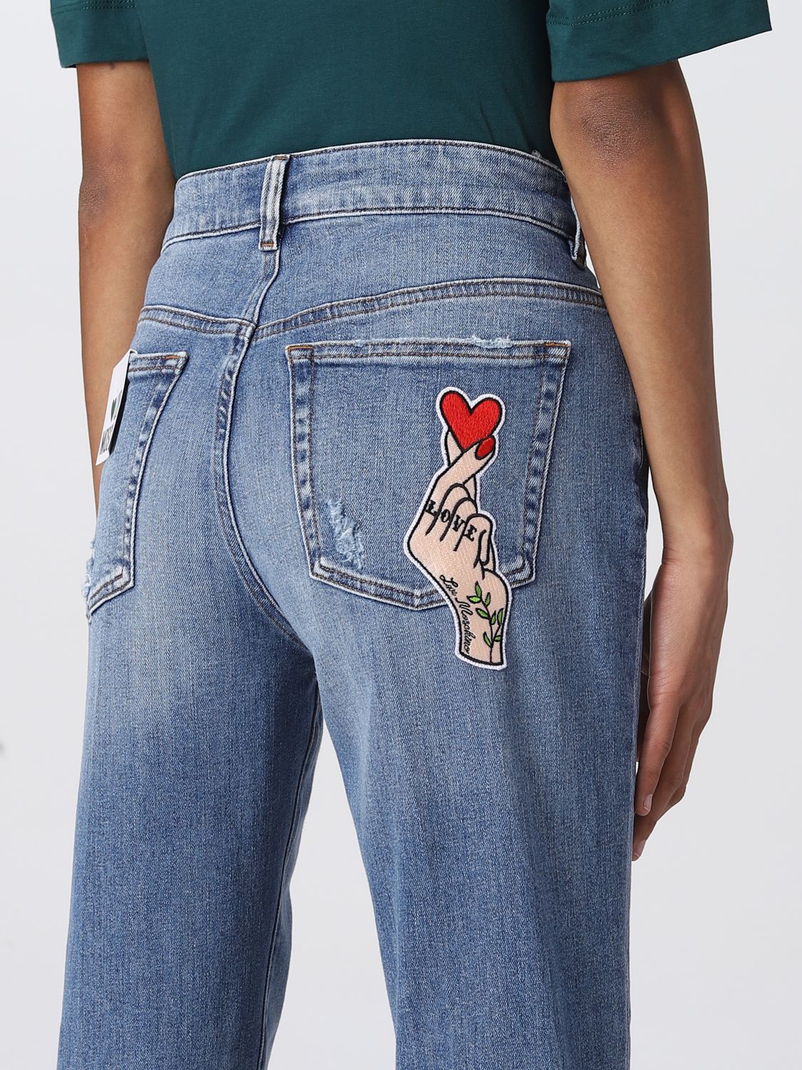 Love Moschino Outlet: jeans - Denim | Love jeans WQ45481S3844 online on GIGLIO.COM