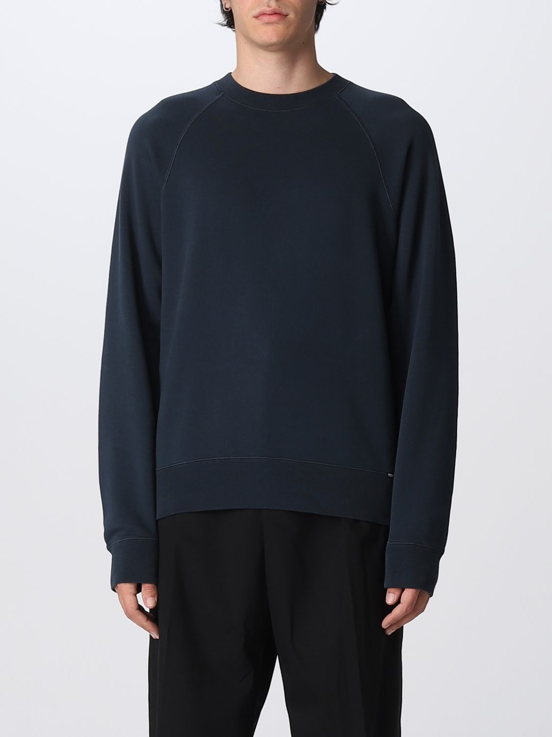 TOM FORD: sweatshirt for man - Blue 1 | Tom Ford sweatshirt BA265TFJ985 ...