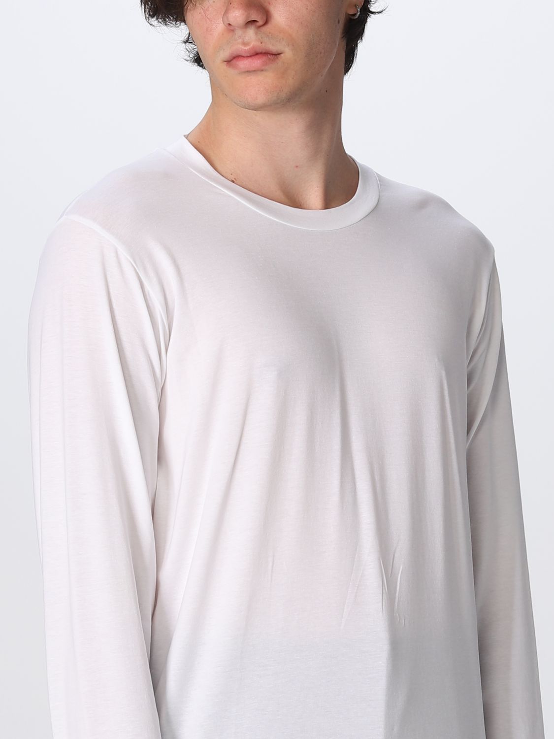 Outlet de Tom Ford: Camiseta para hombre, Blanco | Camiseta Tom Ford  T4M14141 en línea en 