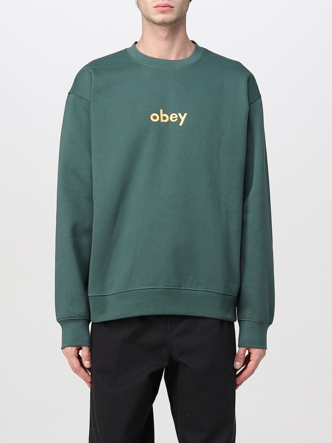 OBEY: sweatshirt for man - Brown | Obey sweatshirt 112480125 online on ...