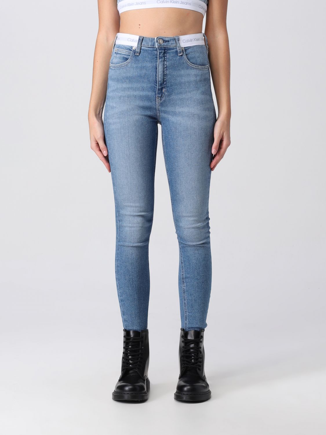 Jeans con fascia elasticizzata Giglio.com Abbigliamento Pantaloni e jeans Jeans 