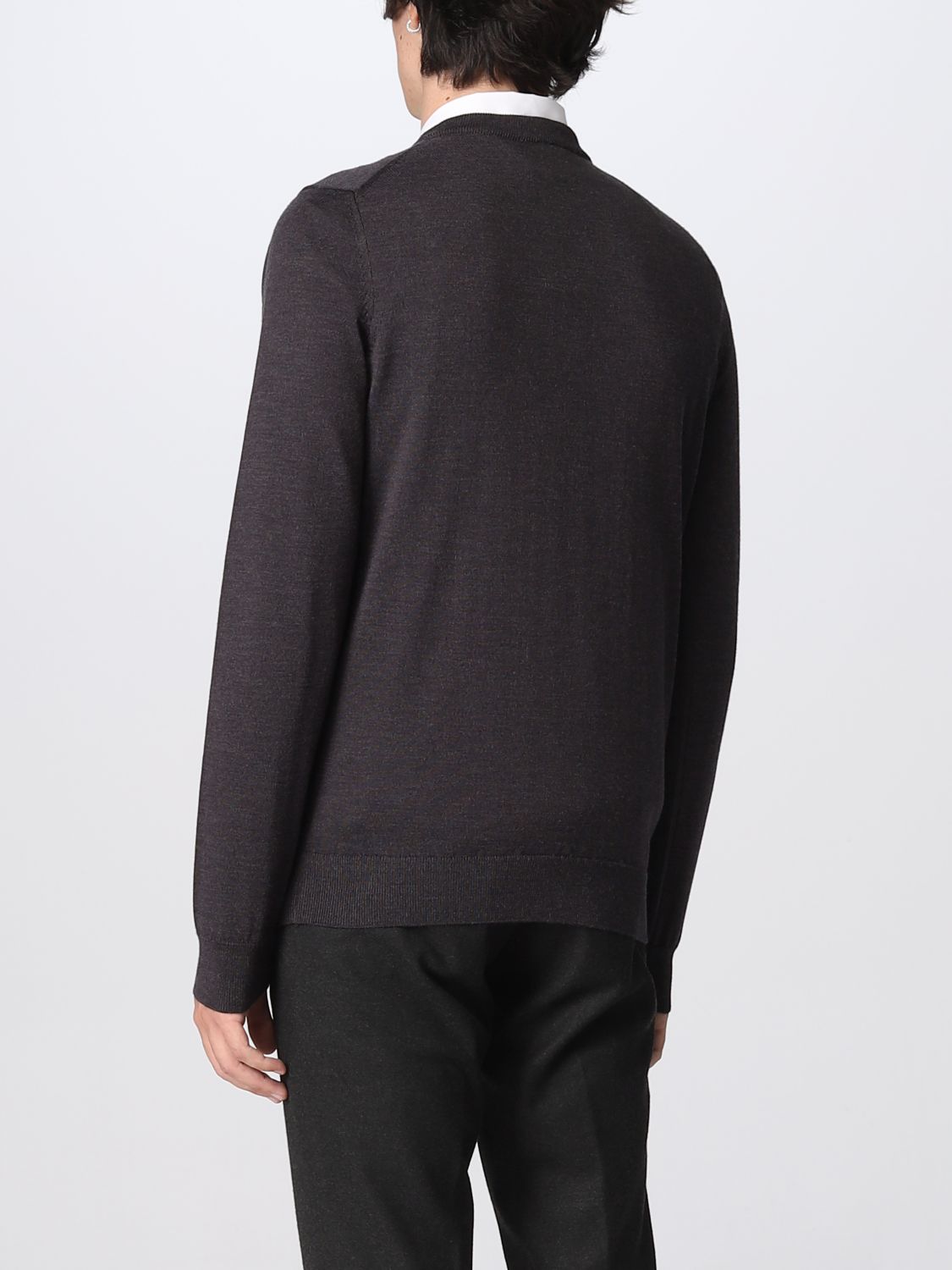 LACOSTE: sweater for man - Grey | Lacoste sweater AH1990 online on ...