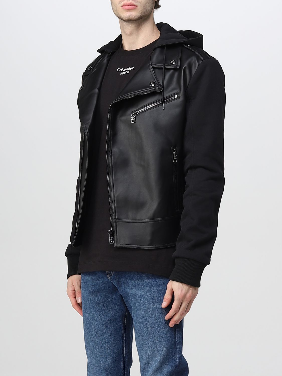 CALVIN KLEIN JEANS: jacket for man - Black | Calvin Klein Jeans jacket ...