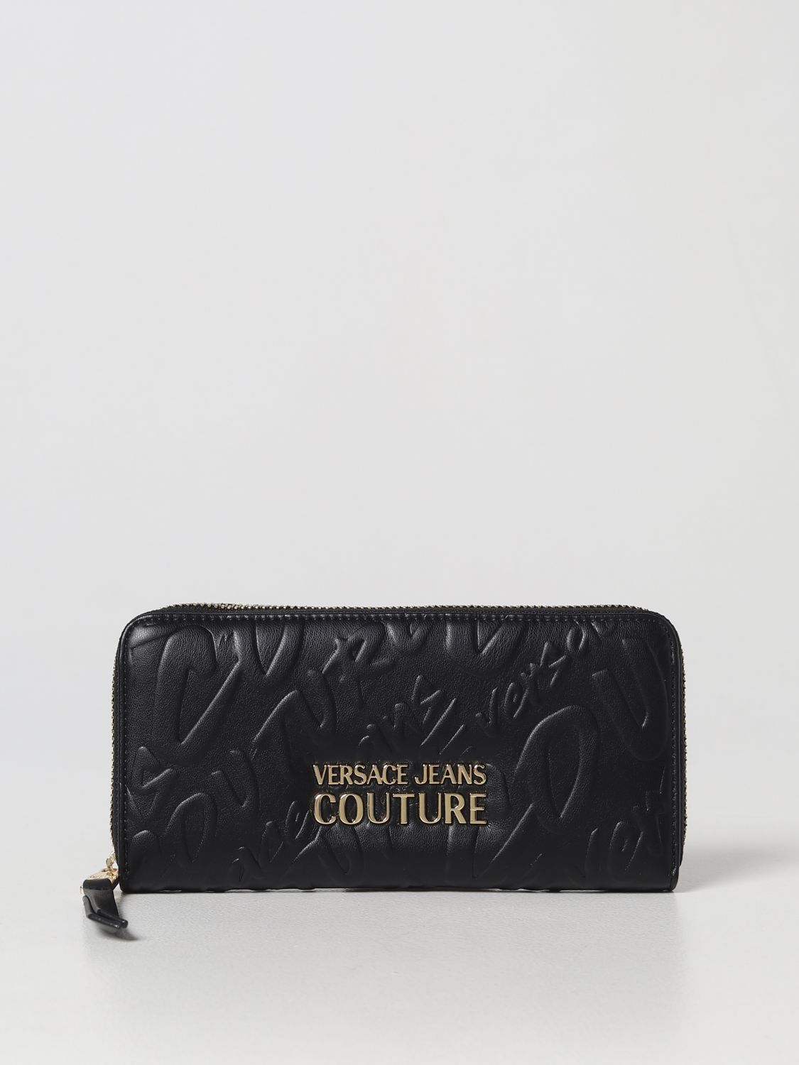 haak Afgrond De stad VERSACE JEANS COUTURE: wallet for woman - Black | Versace Jeans Couture  wallet 73VA5PI1ZS452 online on GIGLIO.COM