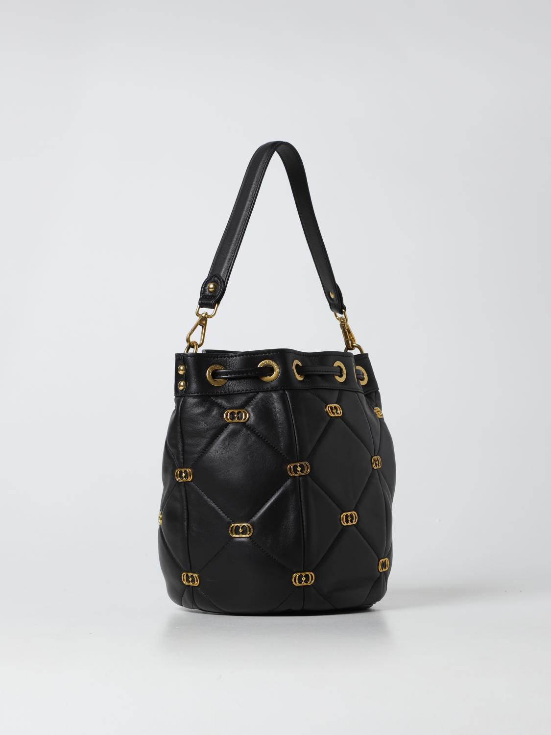 Borsa a mano La Carrie: Borsa Logos Gigi La Carrie in pelle matelassè e logo all over nero 2