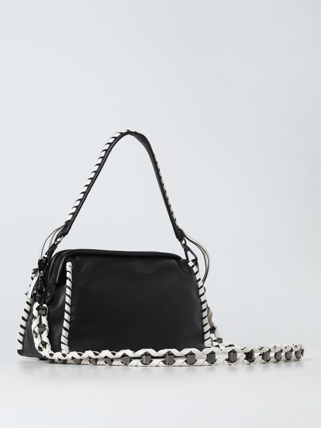 LA CARRIE: handbag for women - Black | La Carrie handbag 122PRS600LEA ...