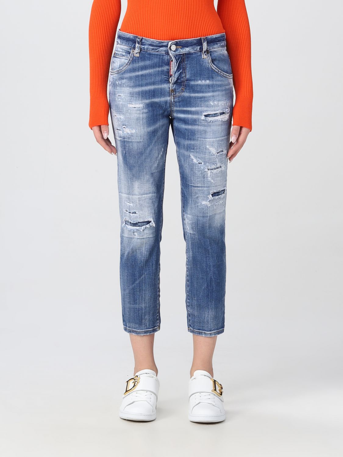 getuigenis Catastrofaal Post DSQUARED2: jeans for woman - Denim | Dsquared2 jeans S72LB0559S30342 online  on GIGLIO.COM