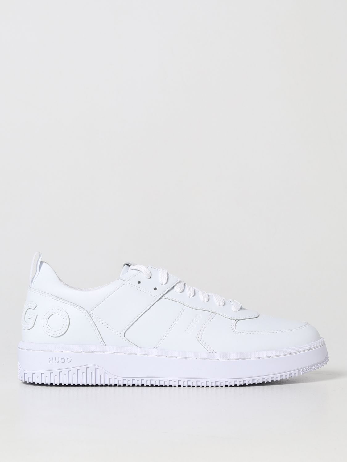 Hugo Outlet: sneakers for man - White | Hugo sneakers 50480405 online ...