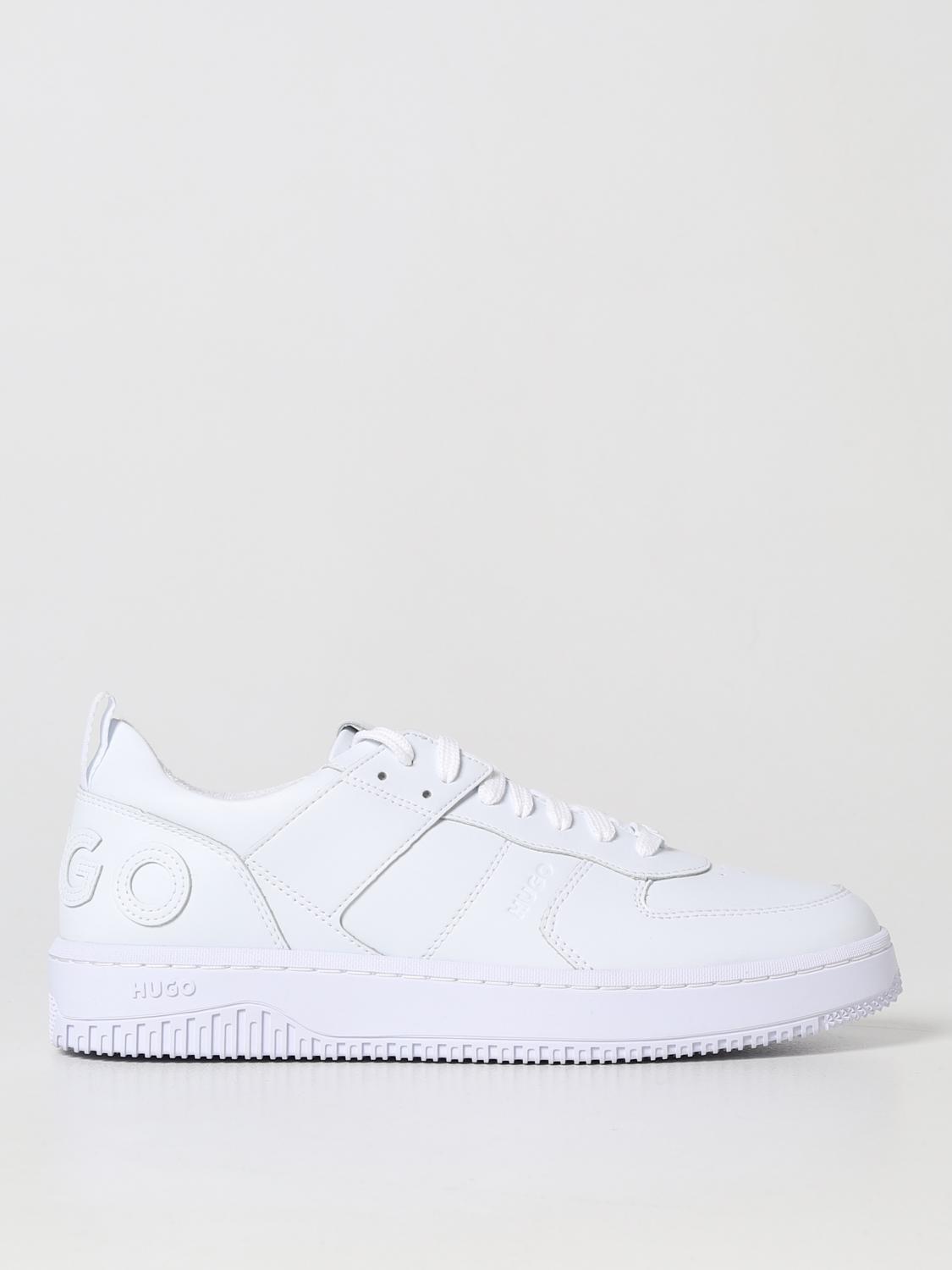 Hugo Outlet: sneakers for man - White | Hugo sneakers 50480405 online ...