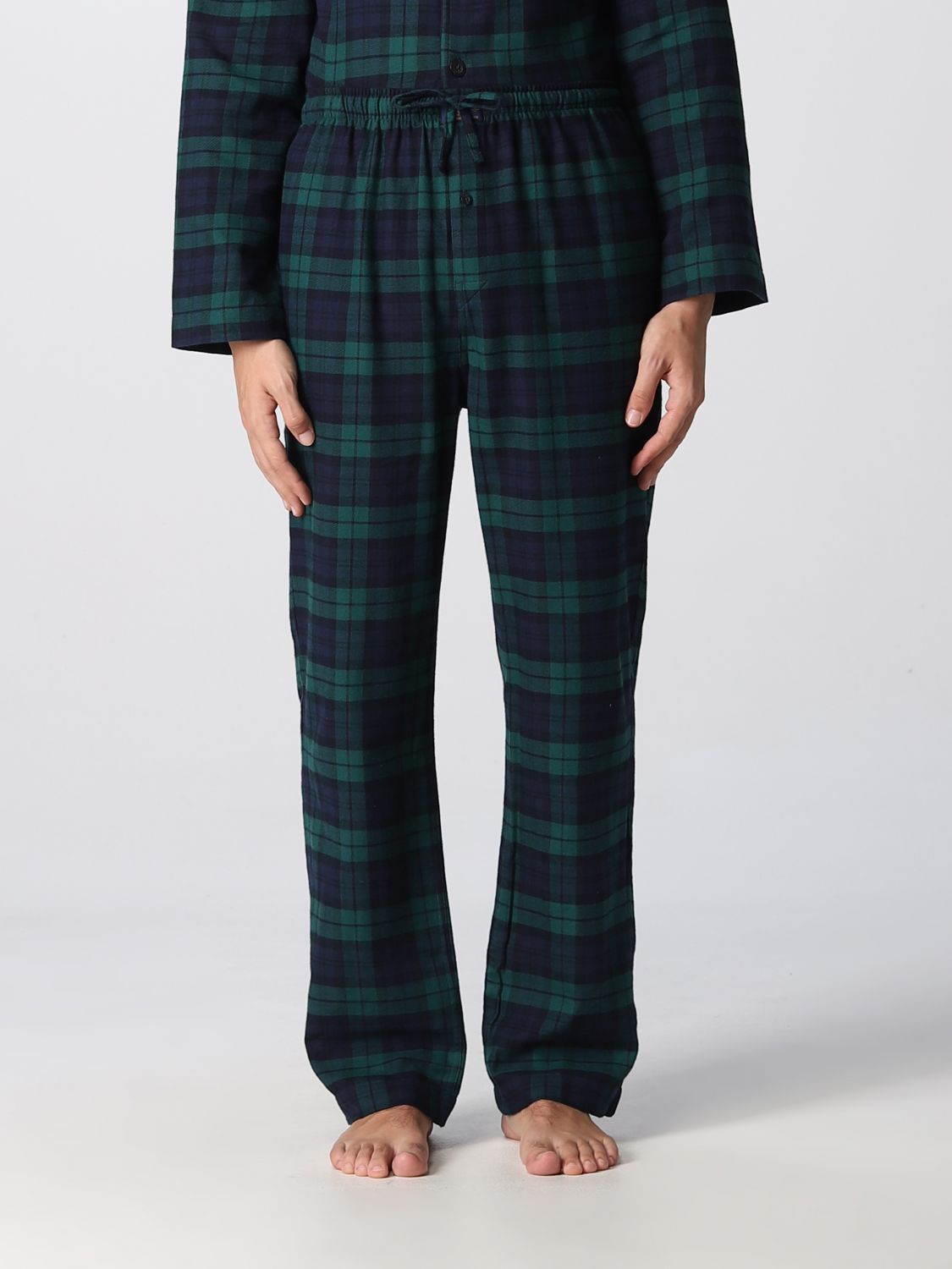 Polo Ralph Lauren Outlet: pajamas for men - Blue | Polo Ralph Lauren pajamas  714754038 online on 
