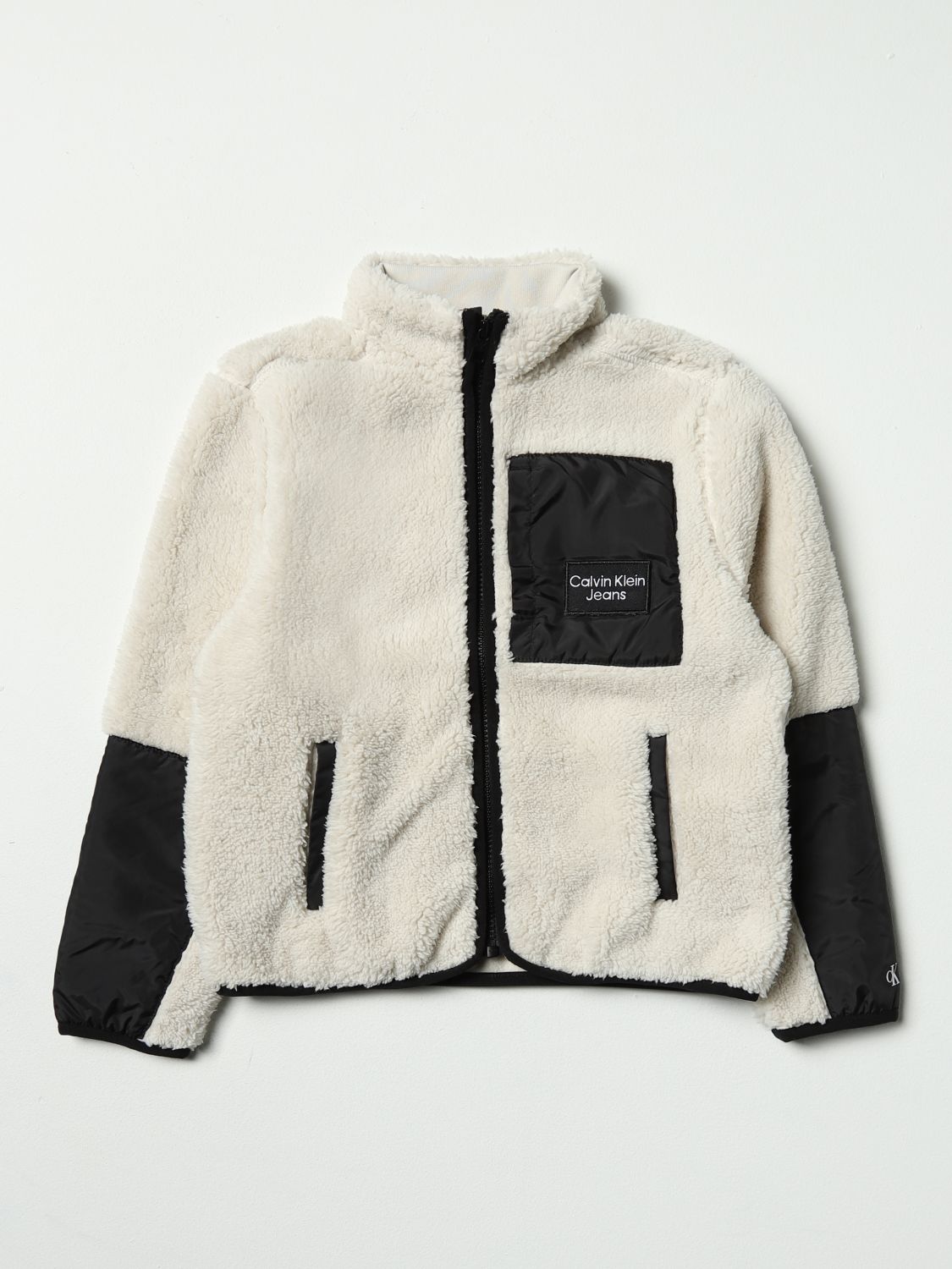 Kerkbank kosten cel Calvin Klein Outlet: fur for girls - Ivory | Calvin Klein fur IB0IB01439  online on GIGLIO.COM