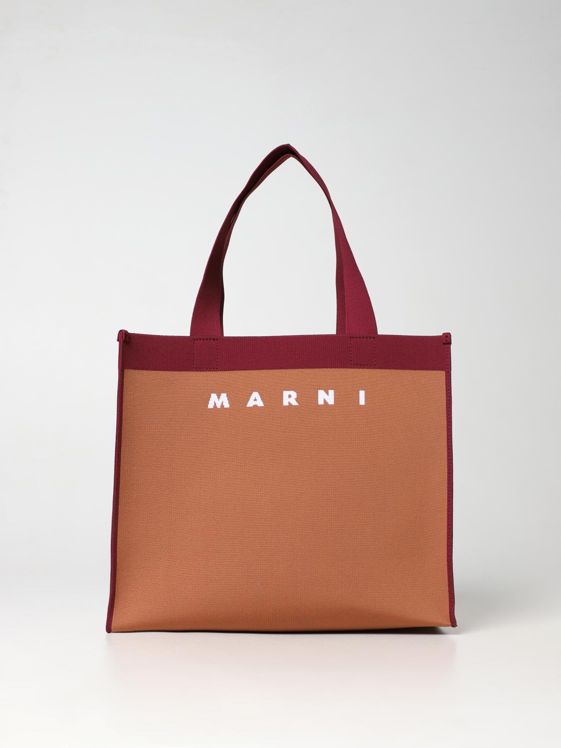 MARNI: tote bags for woman - Black | Marni tote bags SHMP0076A2P4602 ...