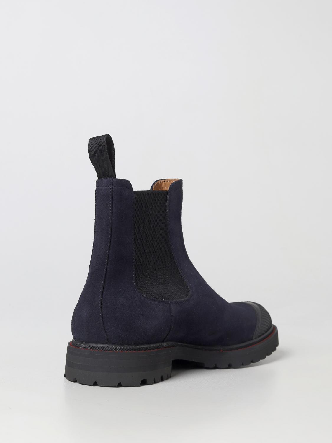 KITON boots for man Blue Kiton boots USSMOSCN006890 online on