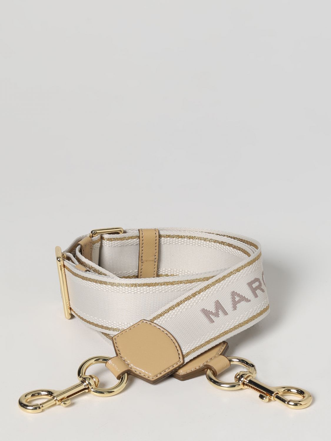 MARC JACOBS: shoulder strap for woman - Beige  Marc Jacobs shoulder strap  S352M06PF22 online at
