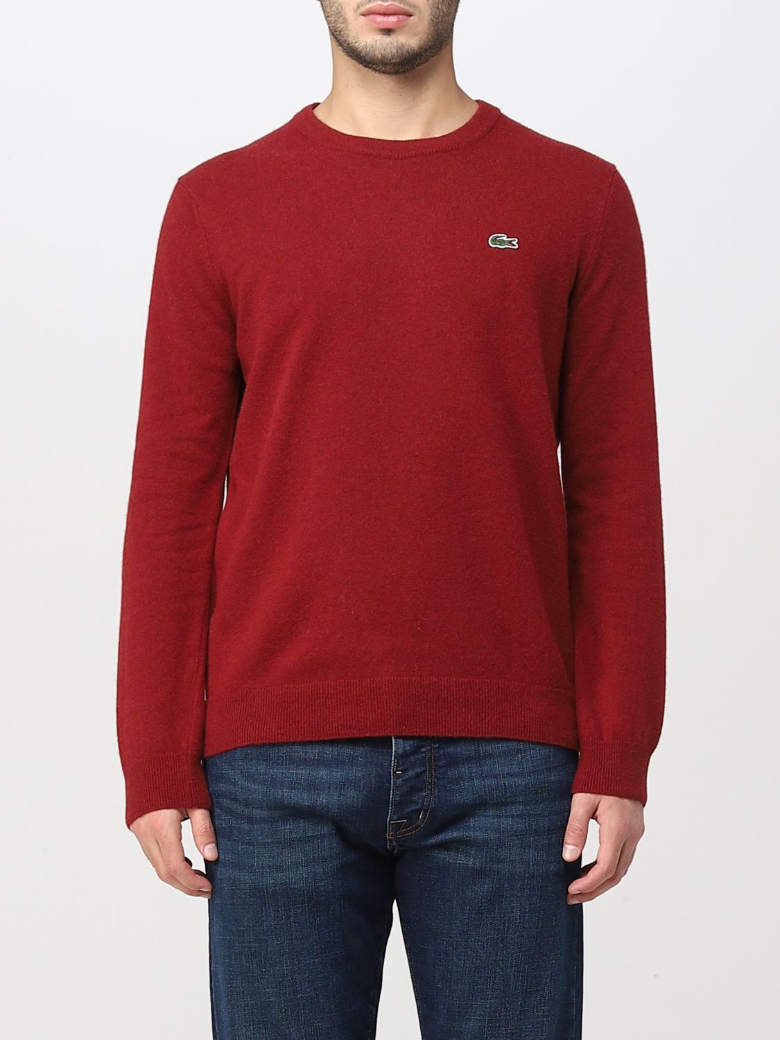 Voetzool hoe te gebruiken Winderig Lacoste Outlet: sweater for man - Red | Lacoste sweater AH3449 online on  GIGLIO.COM