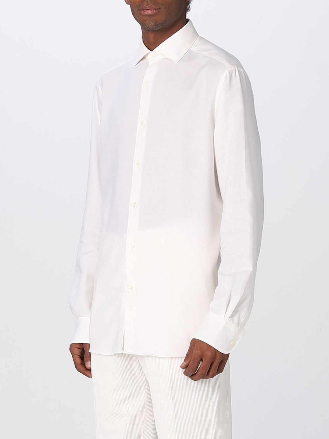 ZEGNA: shirt for man - White | Zegna shirt E7X44SRF5 online on GIGLIO.COM