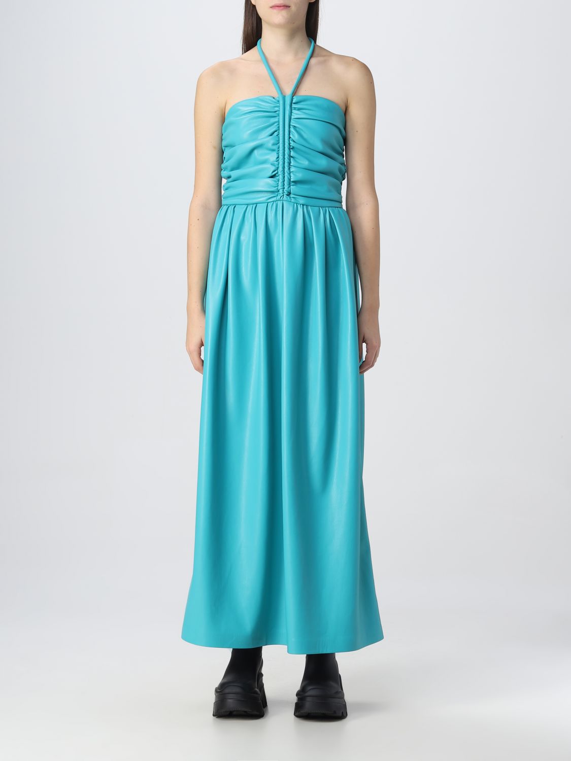 MSGM: dress for woman - Green | Msgm dress 3341MDA31227615 online on ...