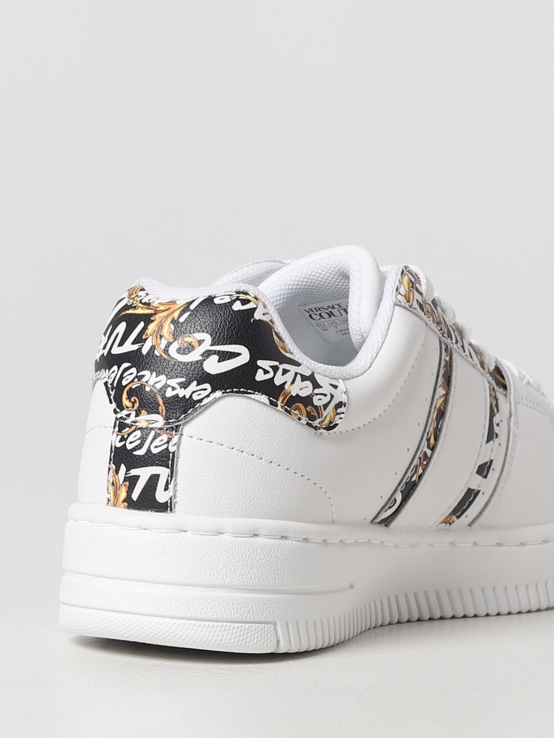 VERSACE JEANS COUTURE: sneakers for women - White | Versace Jeans ...