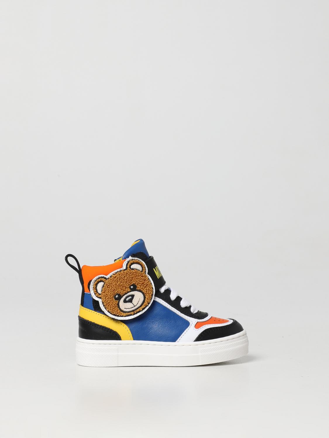 MOSCHINO KID shoes for boys Blue Moschino Kid shoes 71783 online on