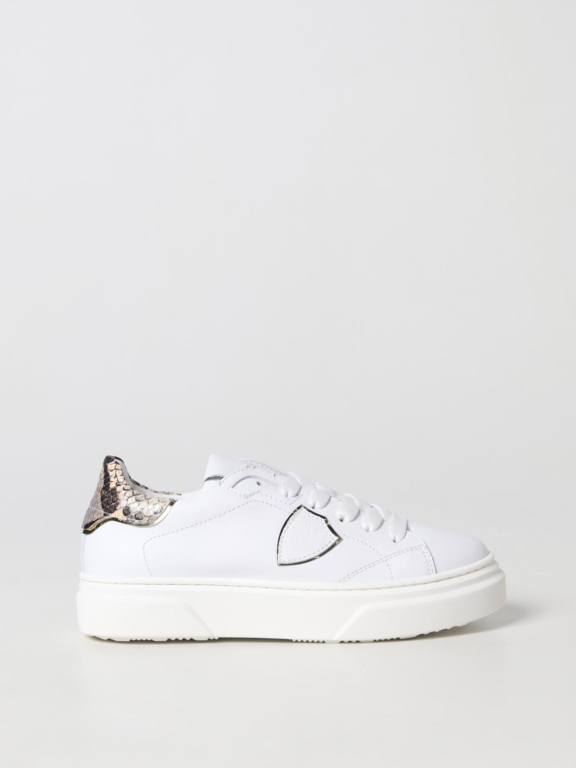 Scarpe Philippe Model Junior: Sneakers Philippe Model Junior in pelle bianco 1