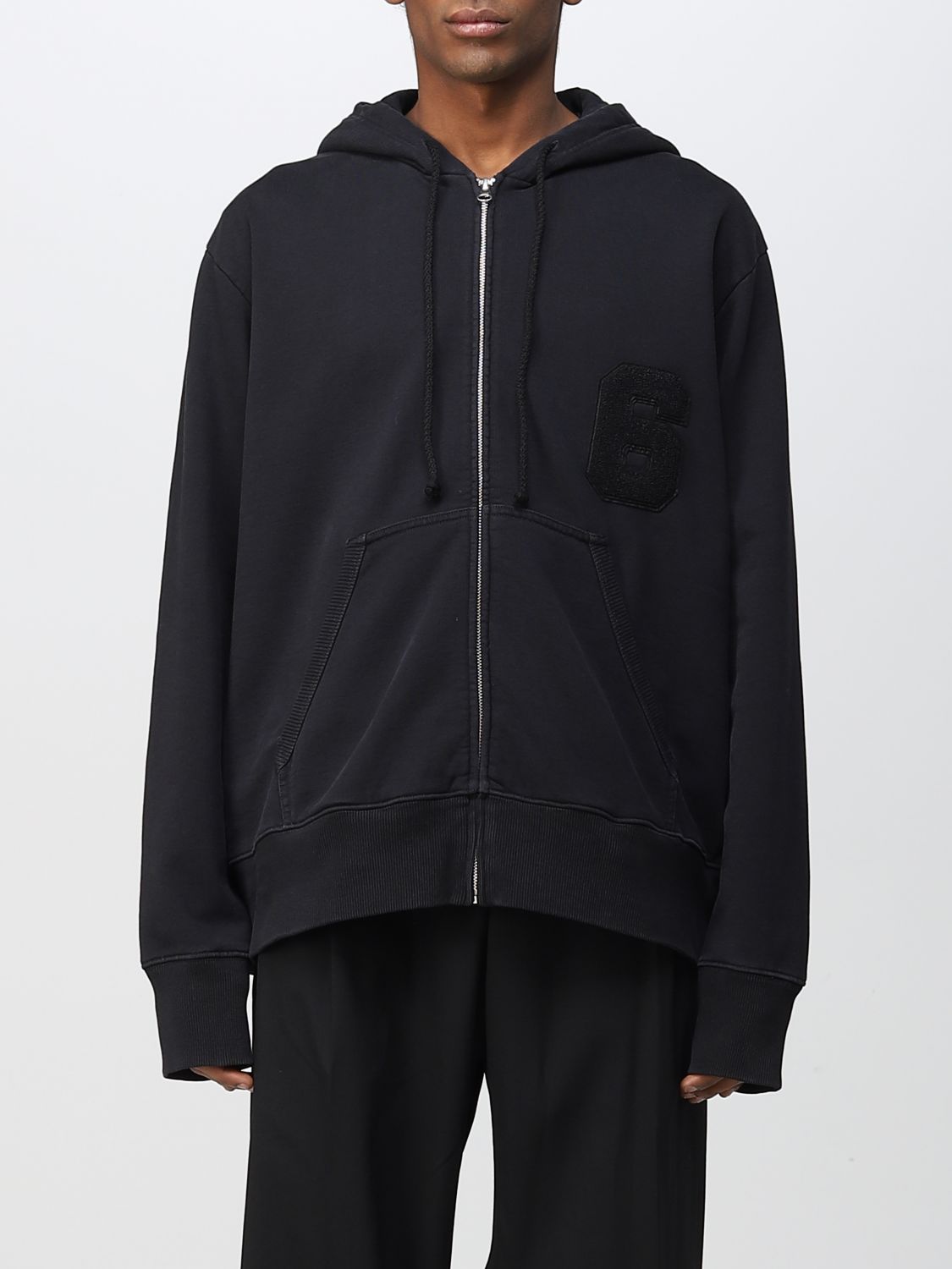 MM6 MAISON MARGIELA: sweatshirt for man - Black | Mm6 Maison Margiela ...