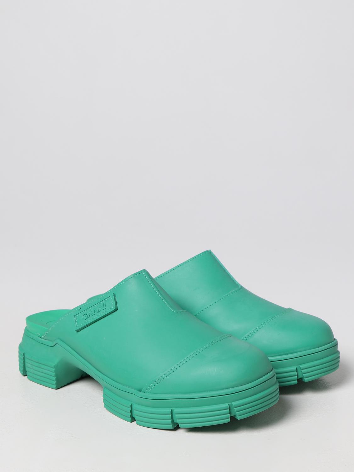 Zapatos planos Ganni: Zapatos planos Ganni para mujer verde 2