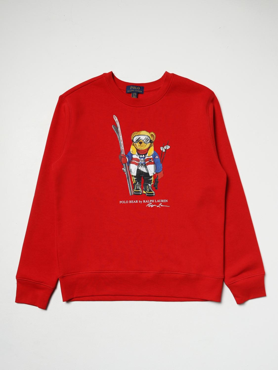 POLO RALPH LAUREN: sweater for boys - Red | Polo Ralph Lauren sweater  323883625 online on 