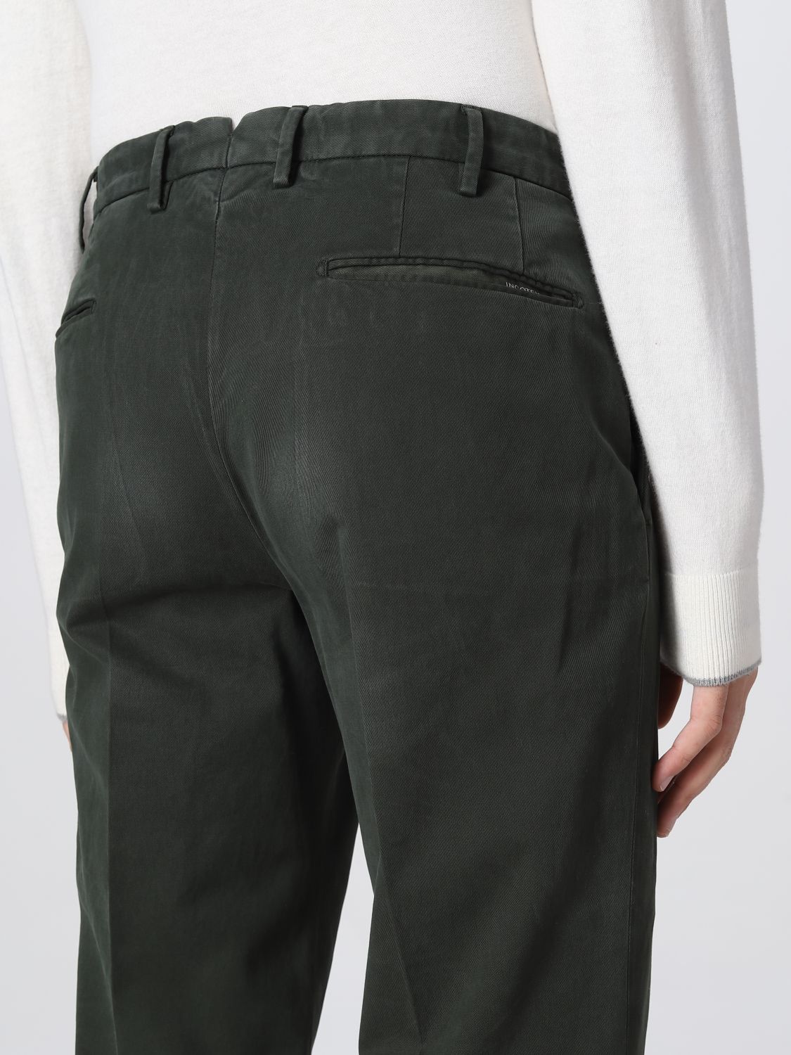 Pantalone Incotex: Pantalone Incotex uomo verde 3