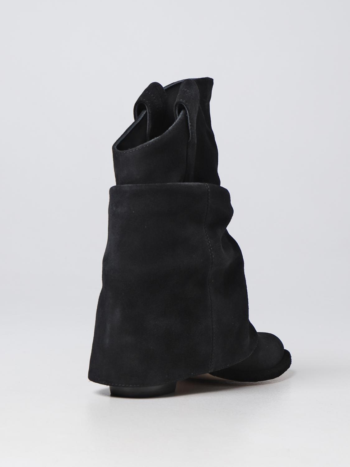 N° 21 flat booties for woman Black N° 21 flat booties