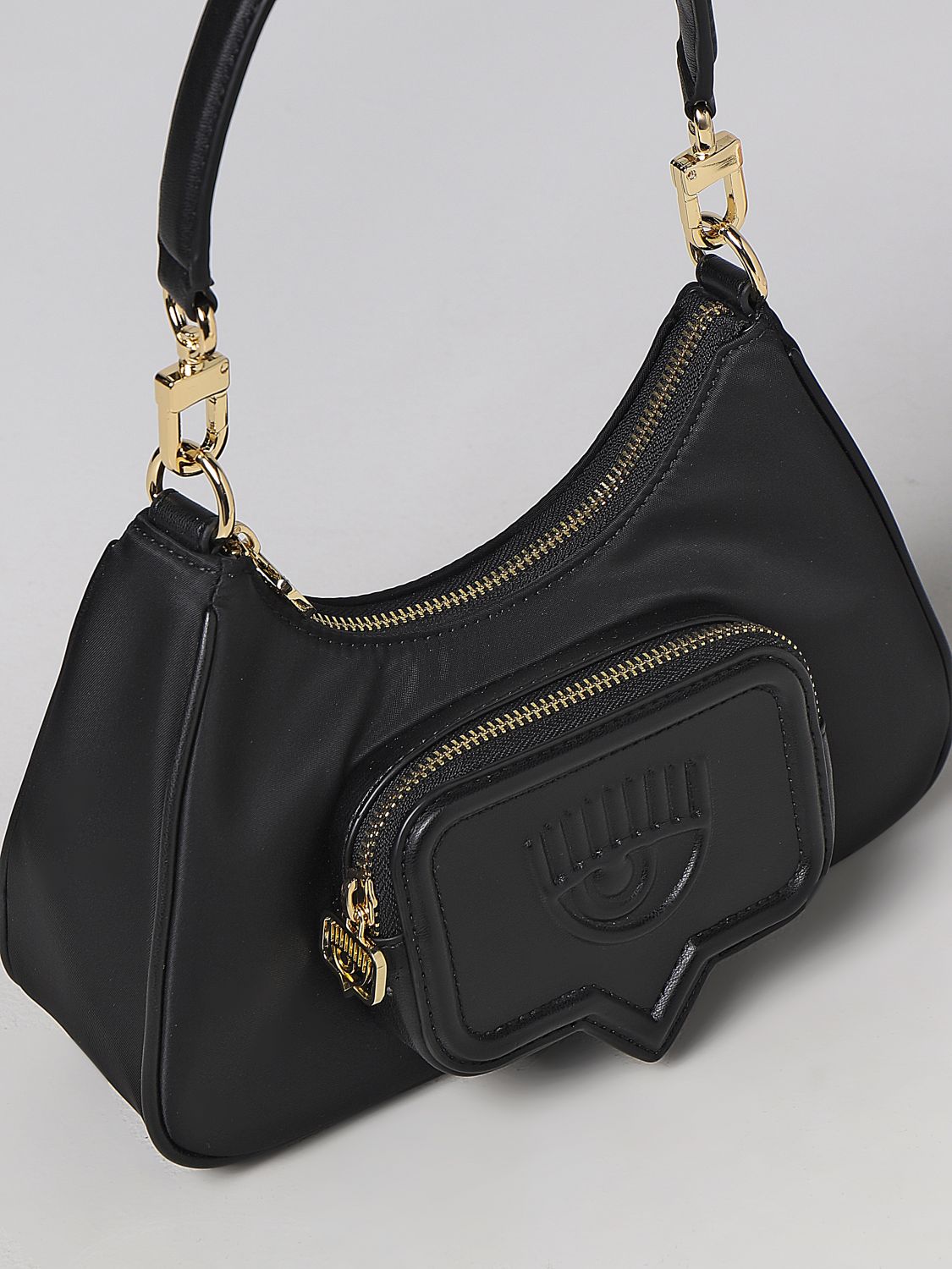 CHIARA FERRAGNI: tote bags for woman - Black  Chiara Ferragni tote bags  75SB4BF4ZS954 online at