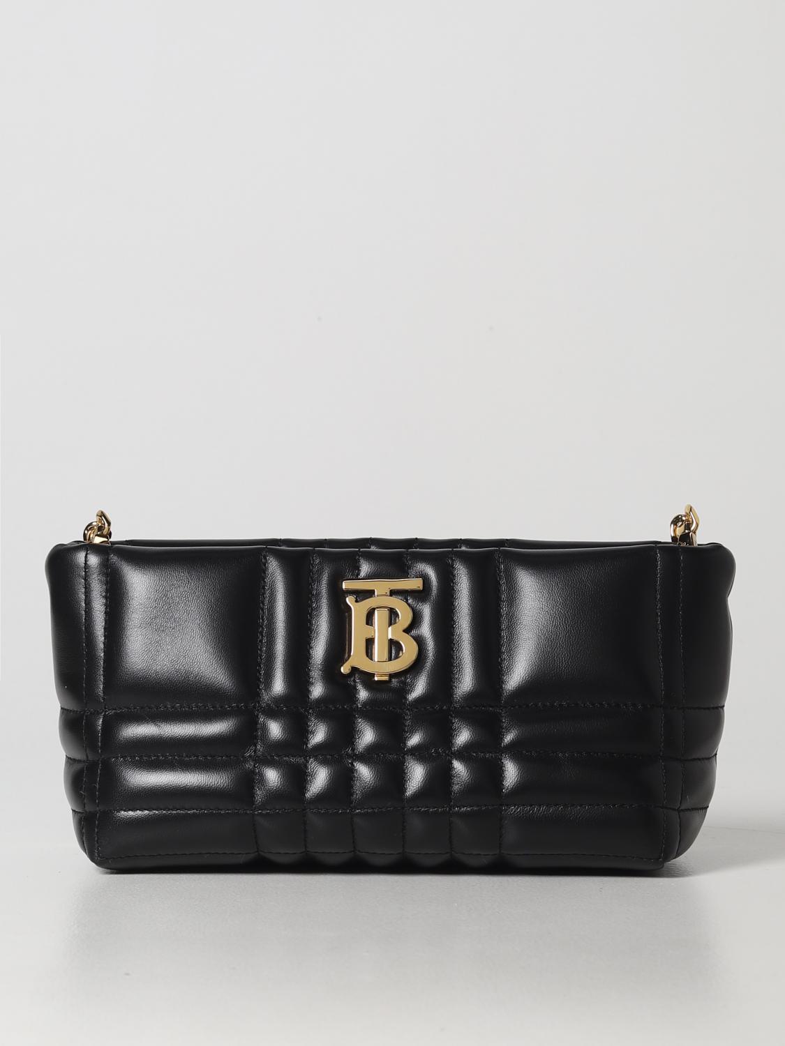 BURBERRY: shoulder bag for woman - Black | Burberry shoulder bag ...