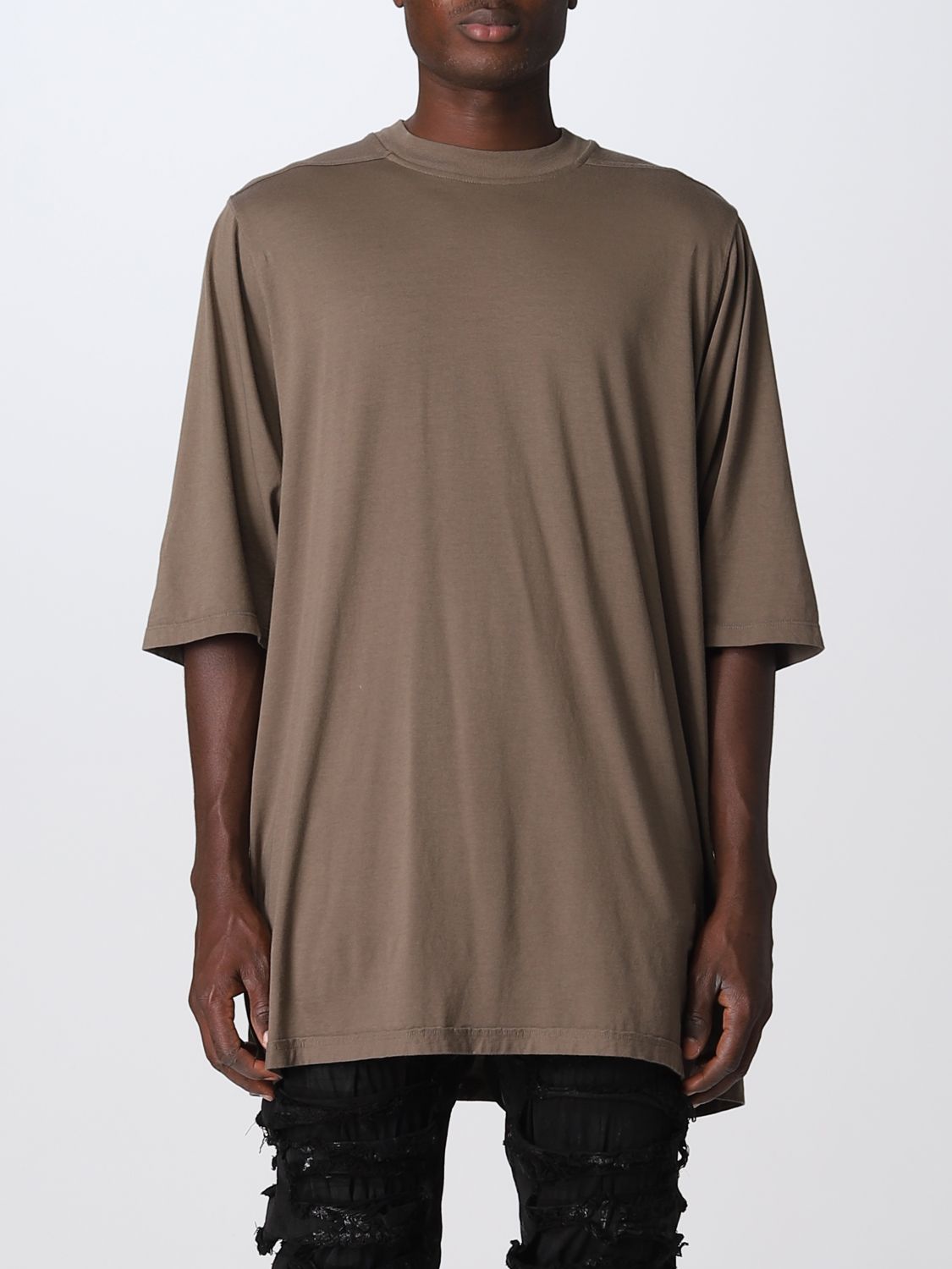 T-shirt Rick Owens Drkshdw: T-shirt over Drkshdw in cotone grigio 1