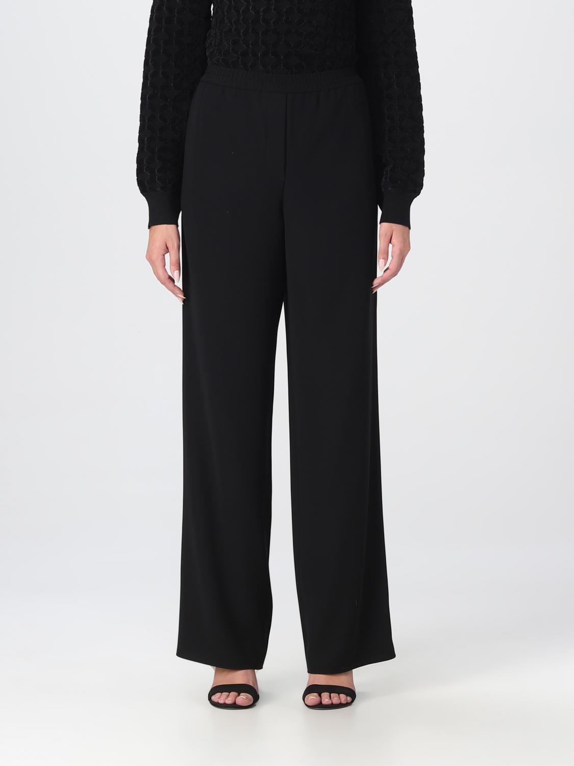 EMPORIO ARMANI: Pants women - Black | Emporio Armani pants H3NP2H2NWAZ ...