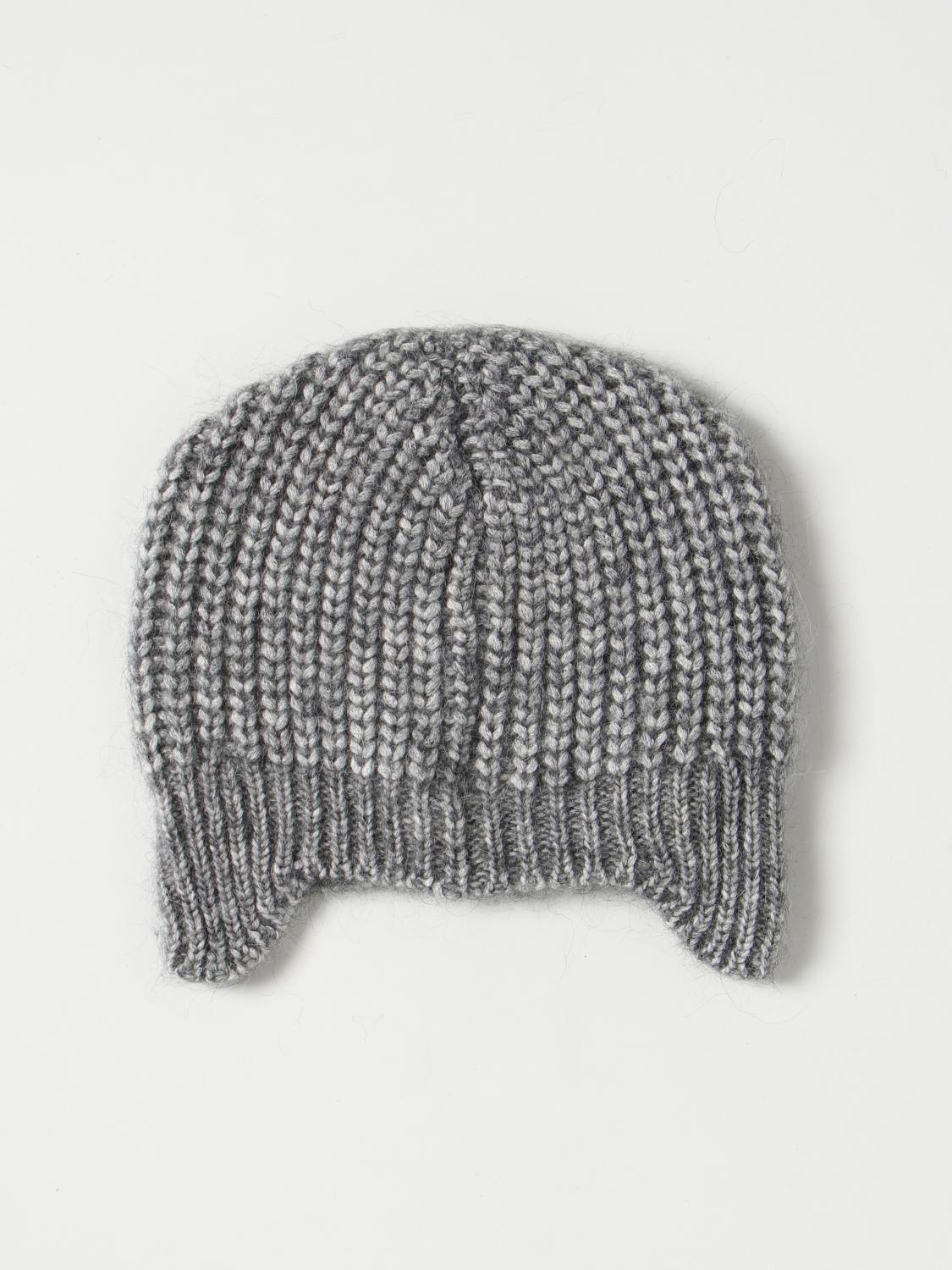 Chapeau Borsalino En Laine Écossaise Grise - Fabriqué En Italie