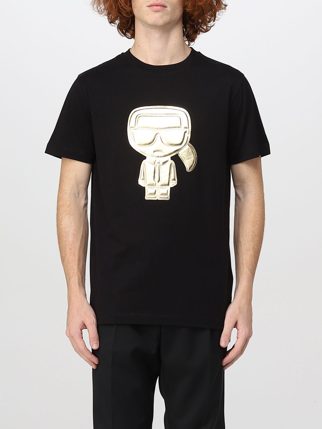 Karl Lagerfeld Outlet: t-shirt for man - Gold | Karl Lagerfeld t-shirt ...