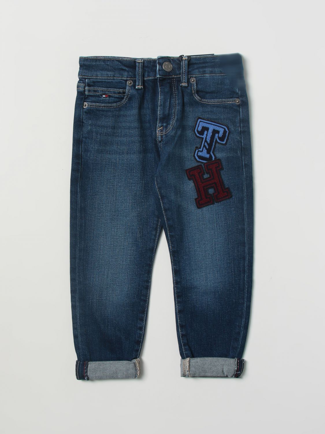 bouw snelweg Handel Tommy Hilfiger Outlet: jeans for boys - Blue | Tommy Hilfiger jeans  KB0KB07763 online on GIGLIO.COM
