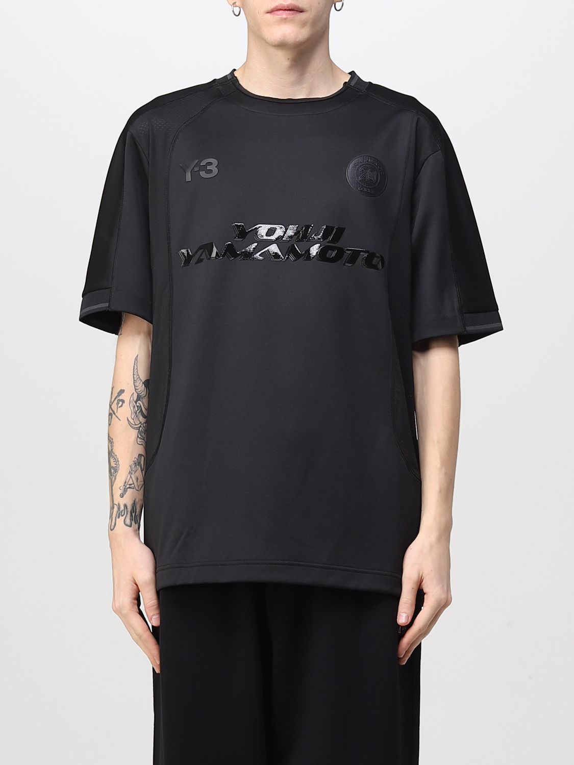Y-3: t-shirt for man - Black | Y-3 t-shirt HM5039 online on GIGLIO.COM
