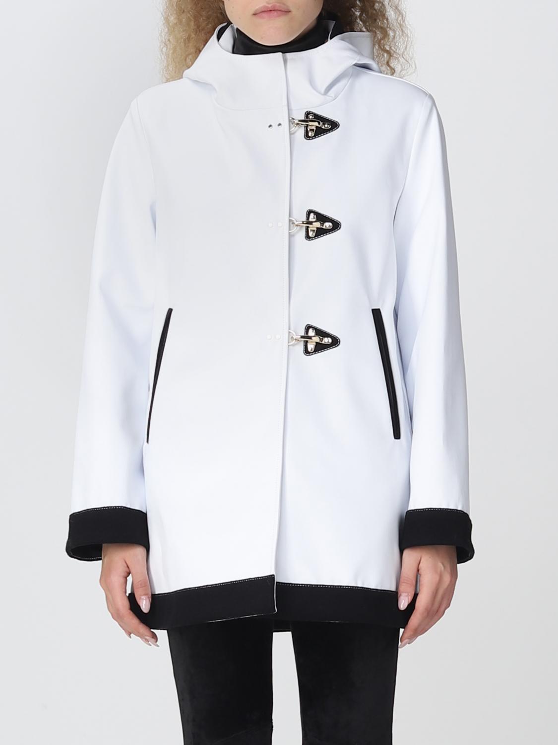 Fay Threehook Parka In White