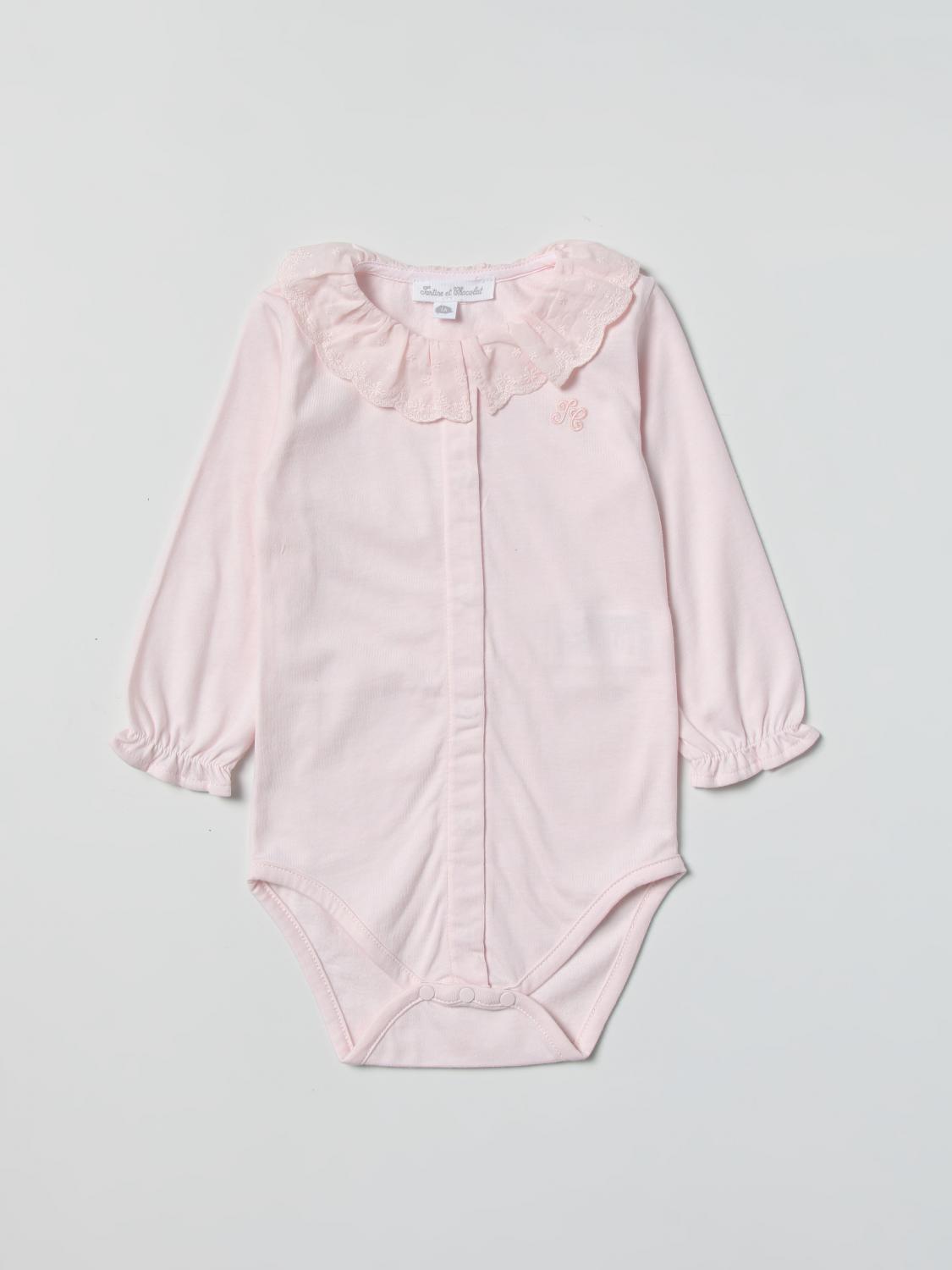 Blended Bodysuit For Newborn Baby In Pink Color main image 1