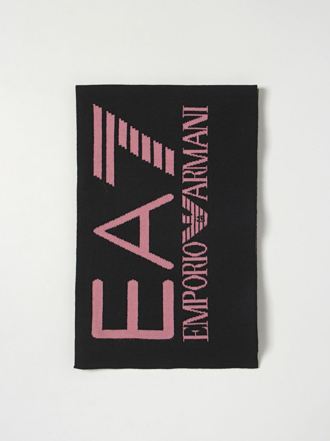 EA7: scarf for woman - Black | Ea7 scarf 2853810A120 online on GIGLIO.COM