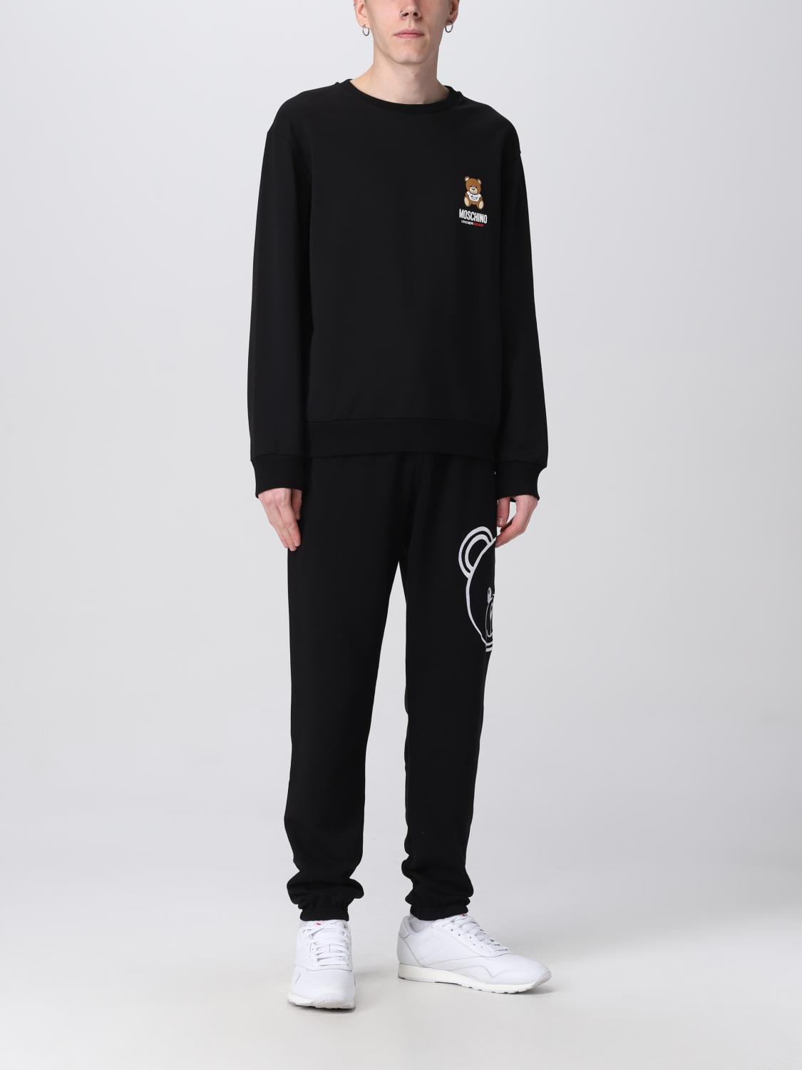 Felpa Moschino Underwear: Felpa Moschino Underwear con teddy nero 2