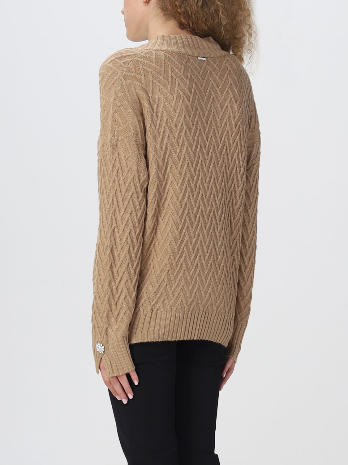 LIU JO: sweater for woman - Camel | Liu Jo sweater WF2270MA95M online