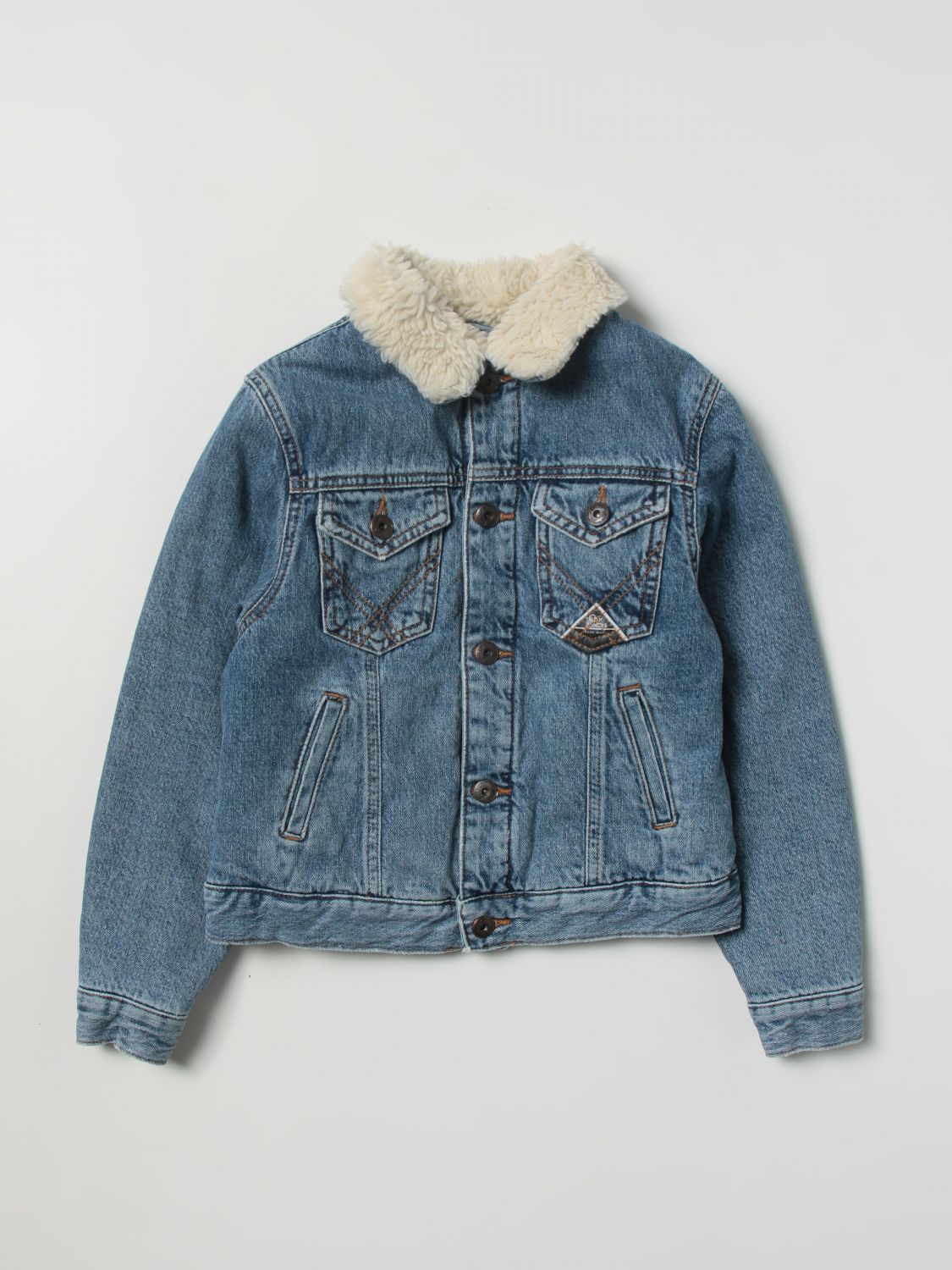 ROY ROGERS: jacket for boys - Denim | Roy Rogers jacket RBX000D4860092 ...