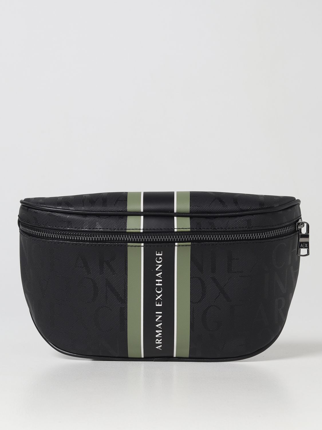 ARMANI EXCHANGE: belt bag for man - Black | Armani Exchange belt bag  952398CC831 online on 
