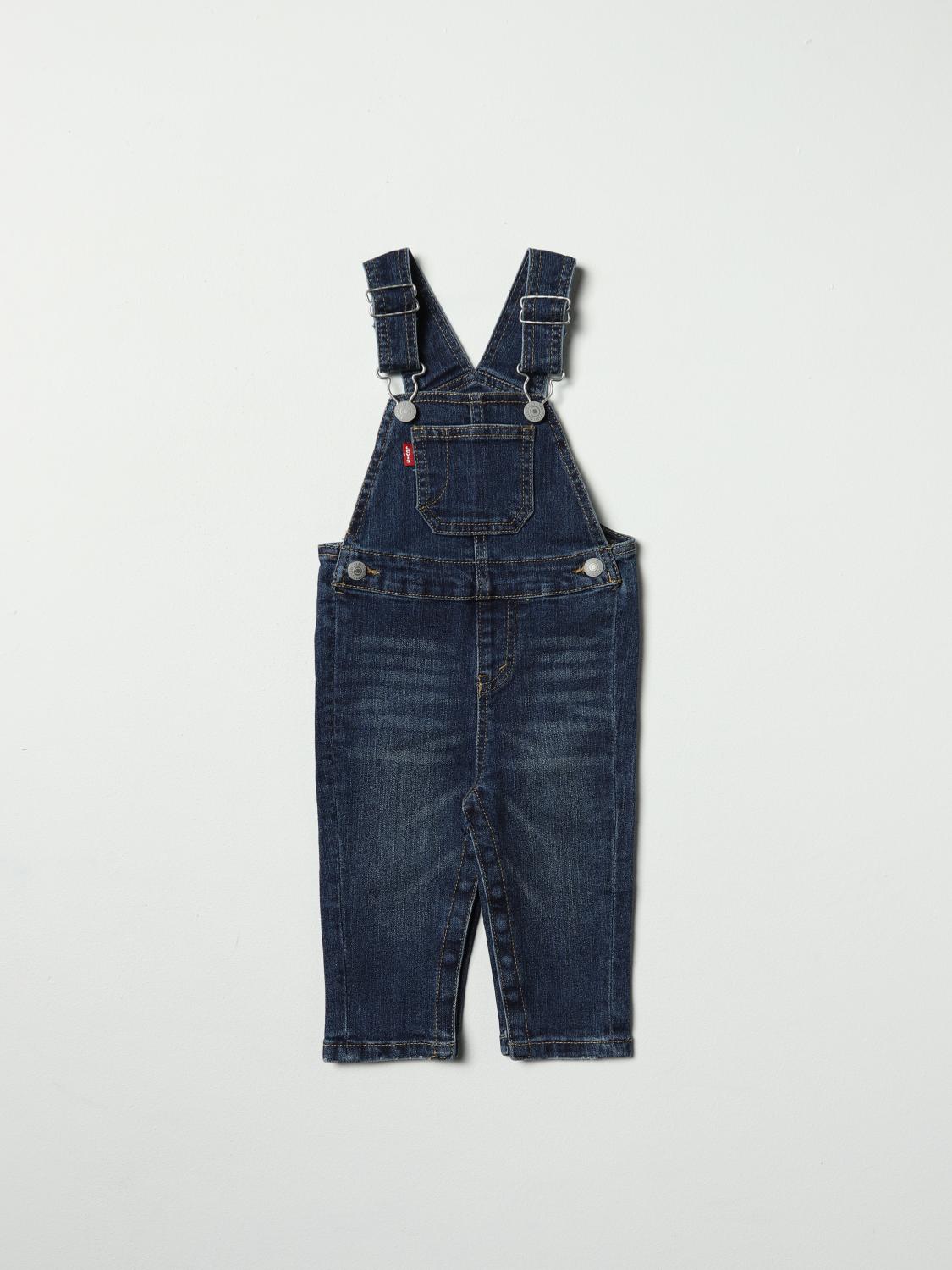 Levi's Babies' Kids Dungaree For Boys In Navy Blue ModeSens