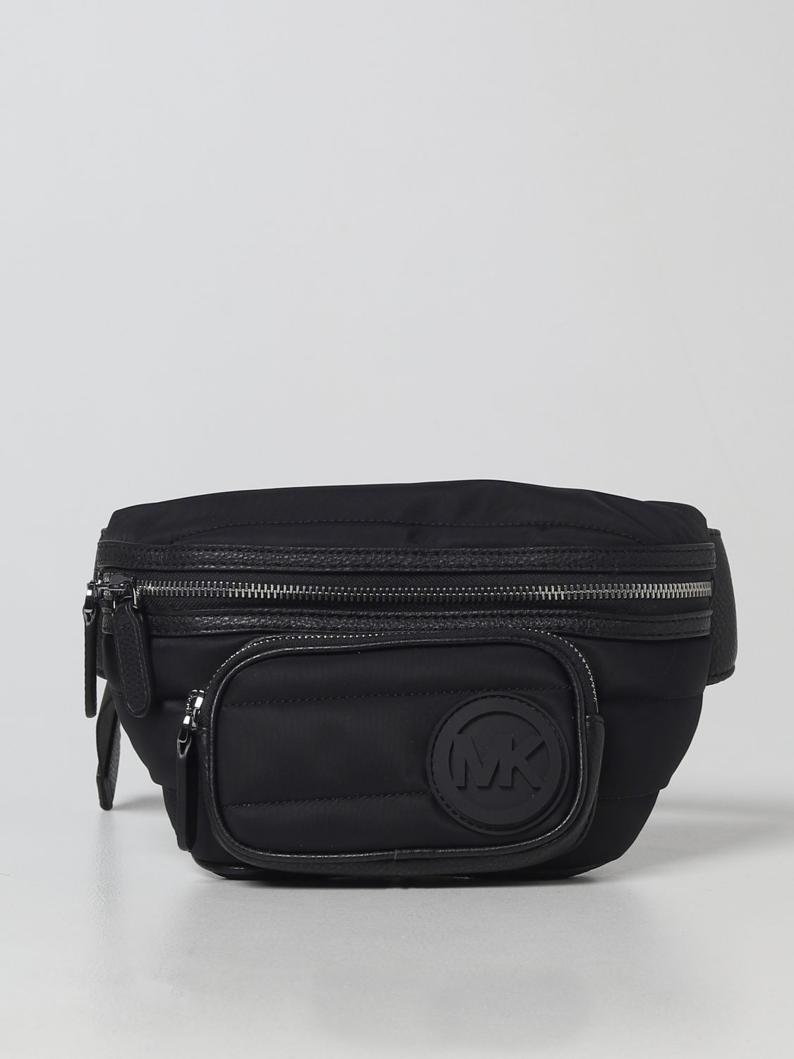 MICHAEL KORS: belt bag for men - Black | Michael Kors belt bag 33F2LBKY9B  online on 