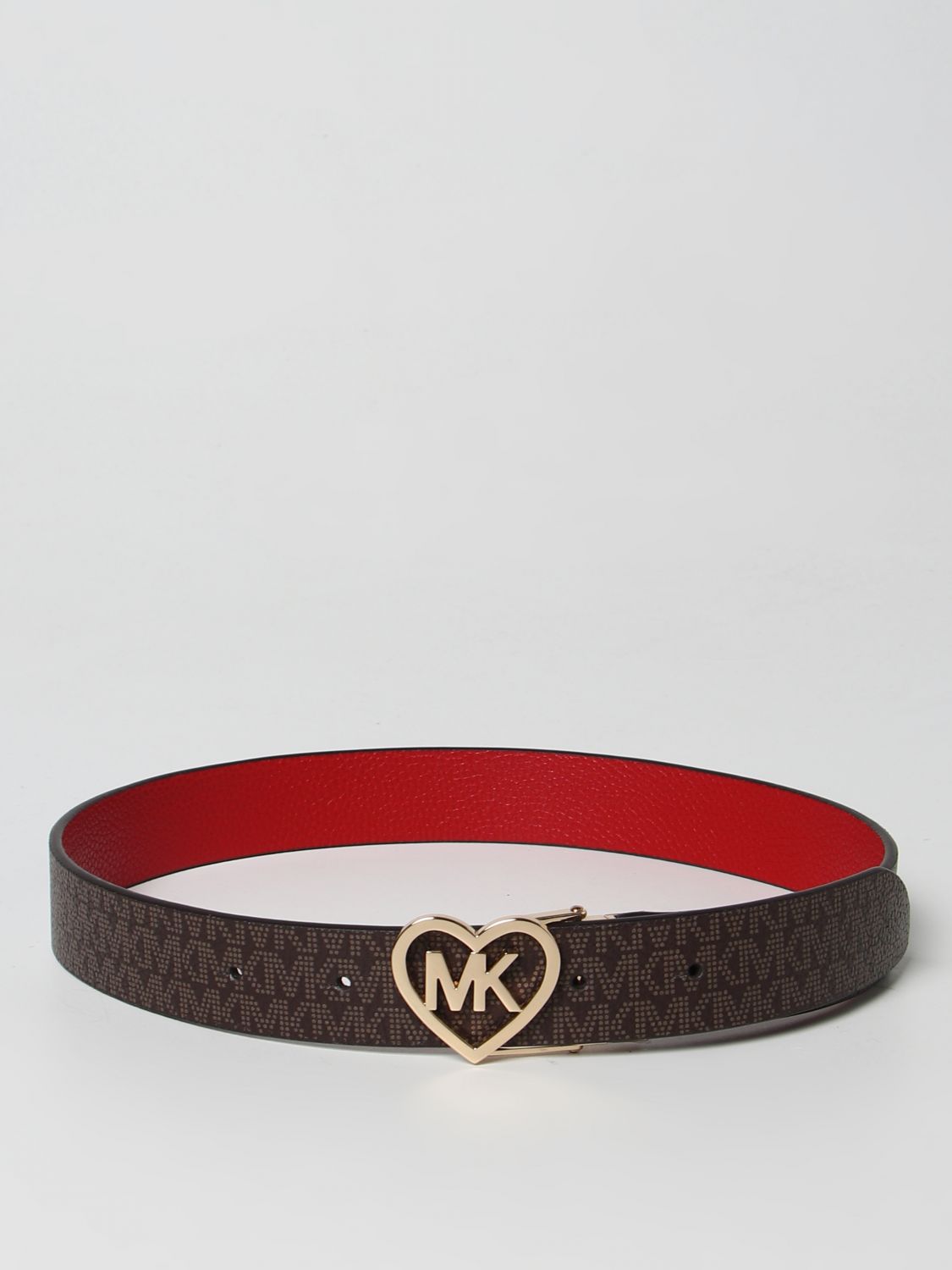 MICHAEL KORS: belt for kids - Brown | Michael Kors belt R10124 online on  